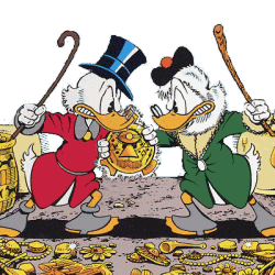 Gif animé Picsou colere
